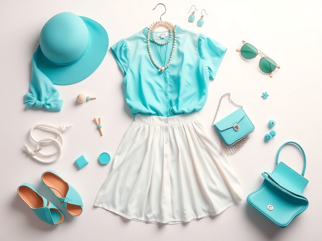 cazarealbac.ro | Cum să porți hainele turcoaz cu accente albe