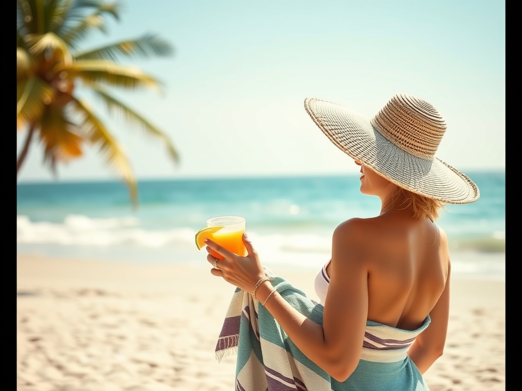 Cum să porți o pălărie de paie cu boruri largi pentru femei